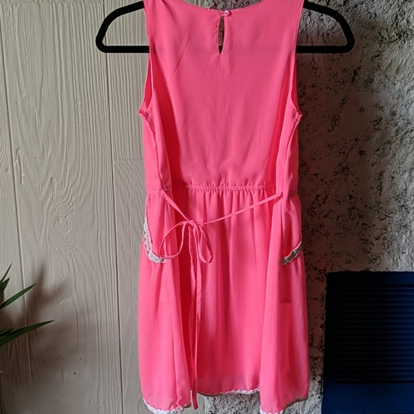 3/$30 Beautiful Hot Pink Dress - Picture 3 of 3